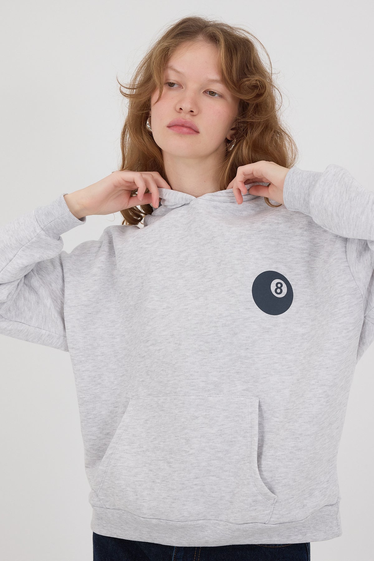 Snow-Melange_Billiard-Ball-Printed-Raised-Sweatshirt-addax