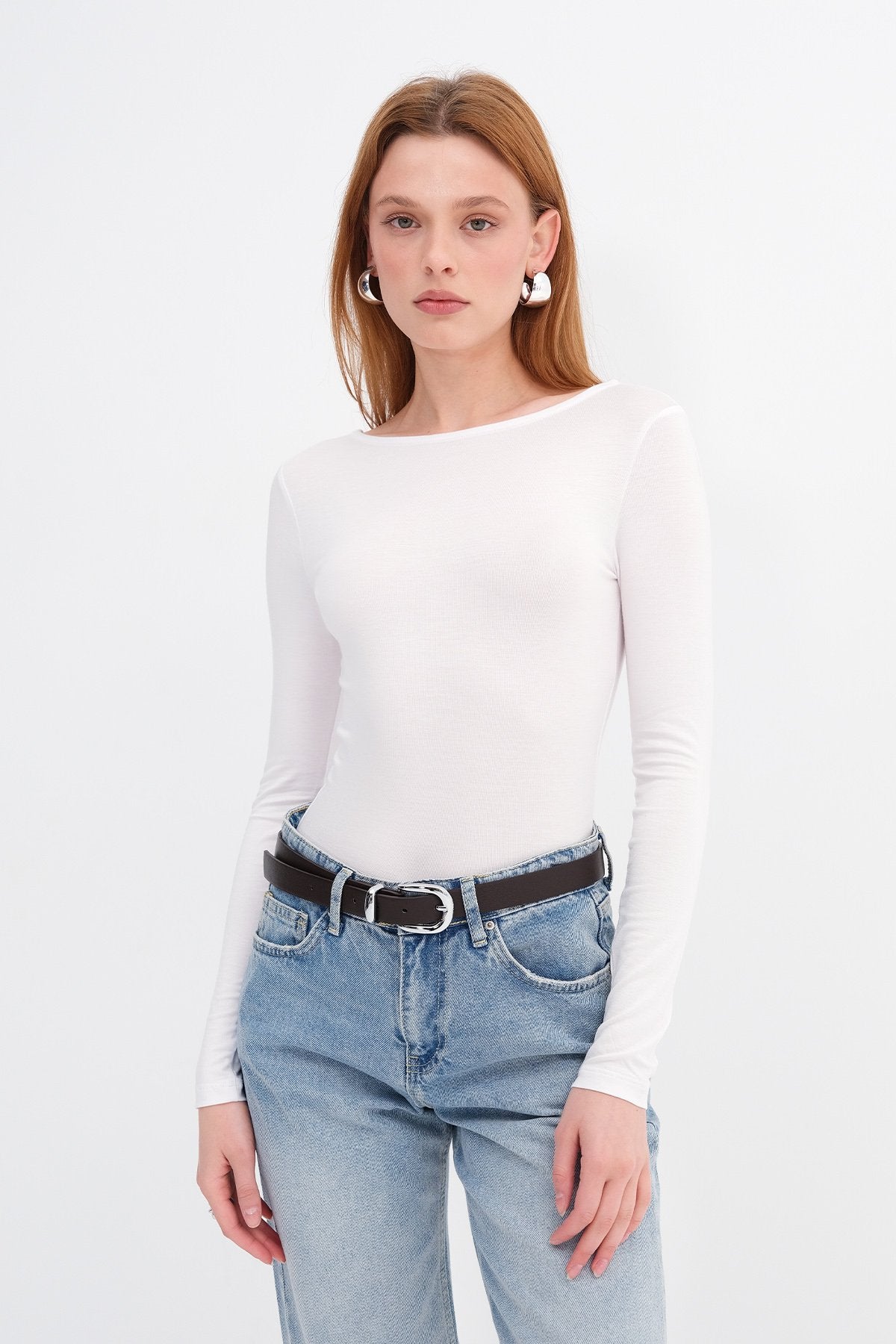 Long Sleeve Basic Blouse