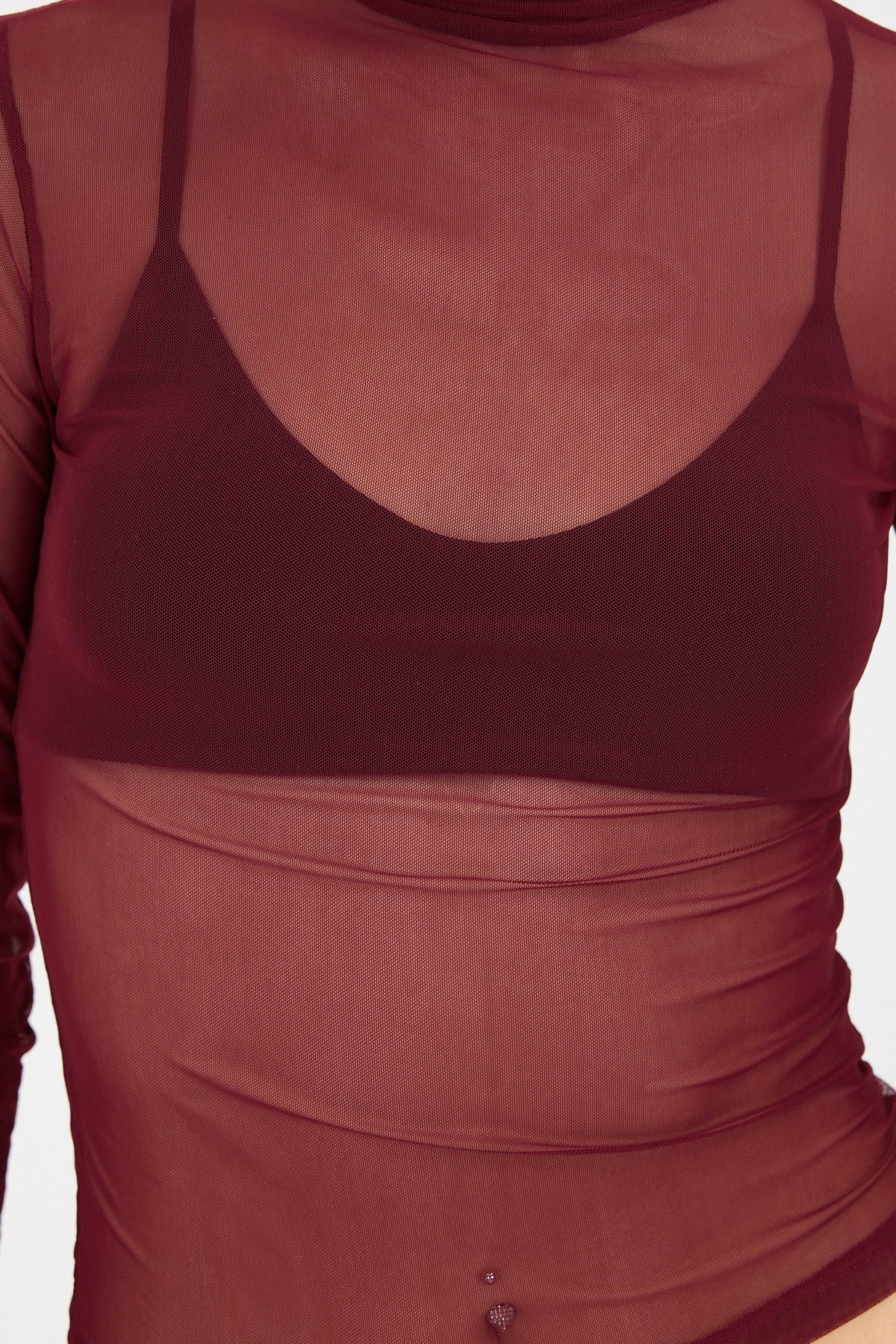 Burgundy_Turtleneck-Sheer-Blouse-addax