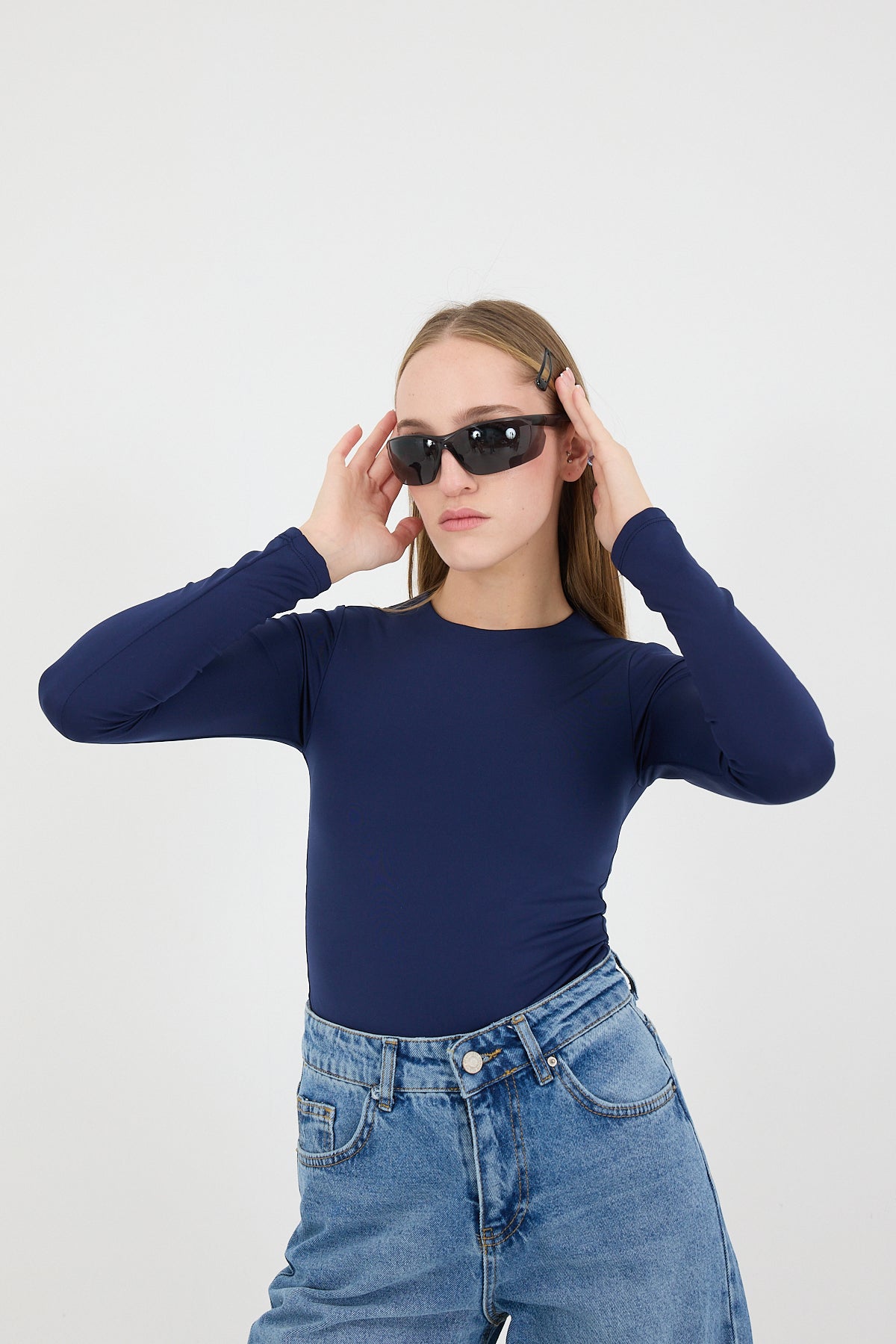 Night-Blue_Crew-Neck-Long-Sleeve-Basic-Bodysuit-addax