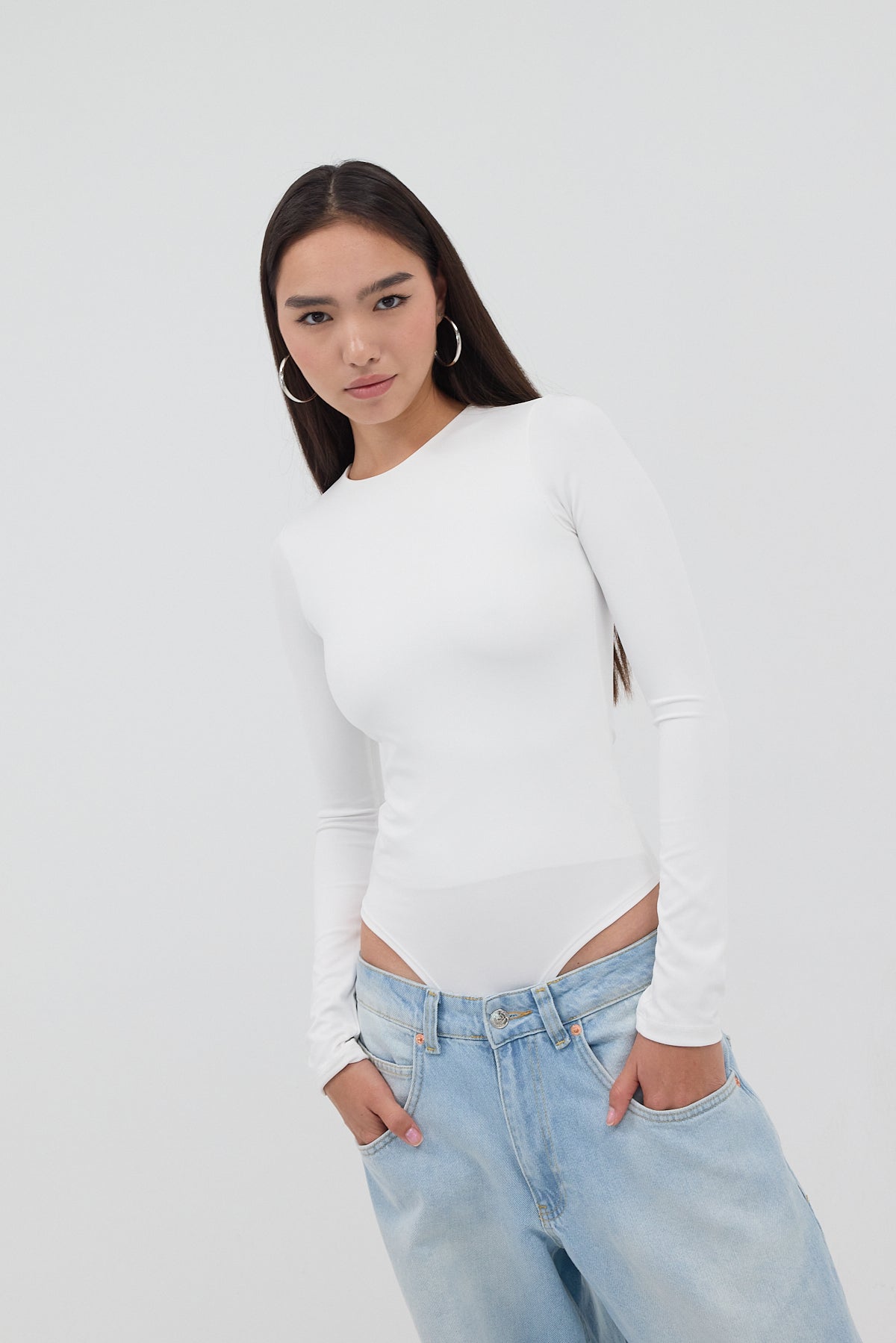 Ecru_Crew-Neck-Long-Sleeve-Basic-Bodysuit-addax