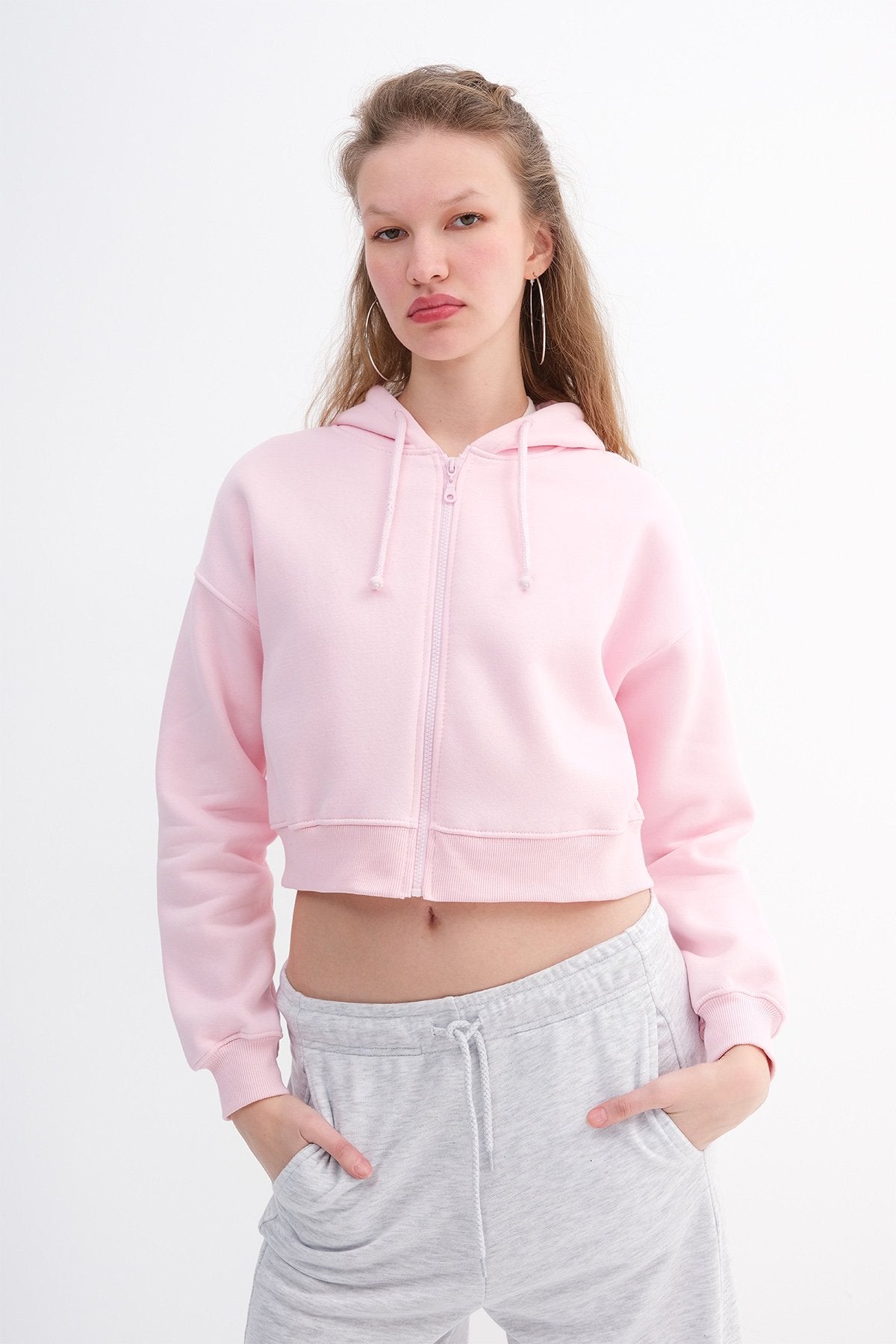 Pink_Raised-Zipper-Sweatshirt-addax