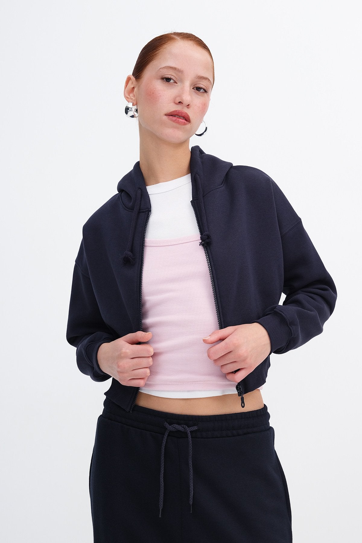 Night-Blue_Raised-Zipper-Sweatshirt-addax