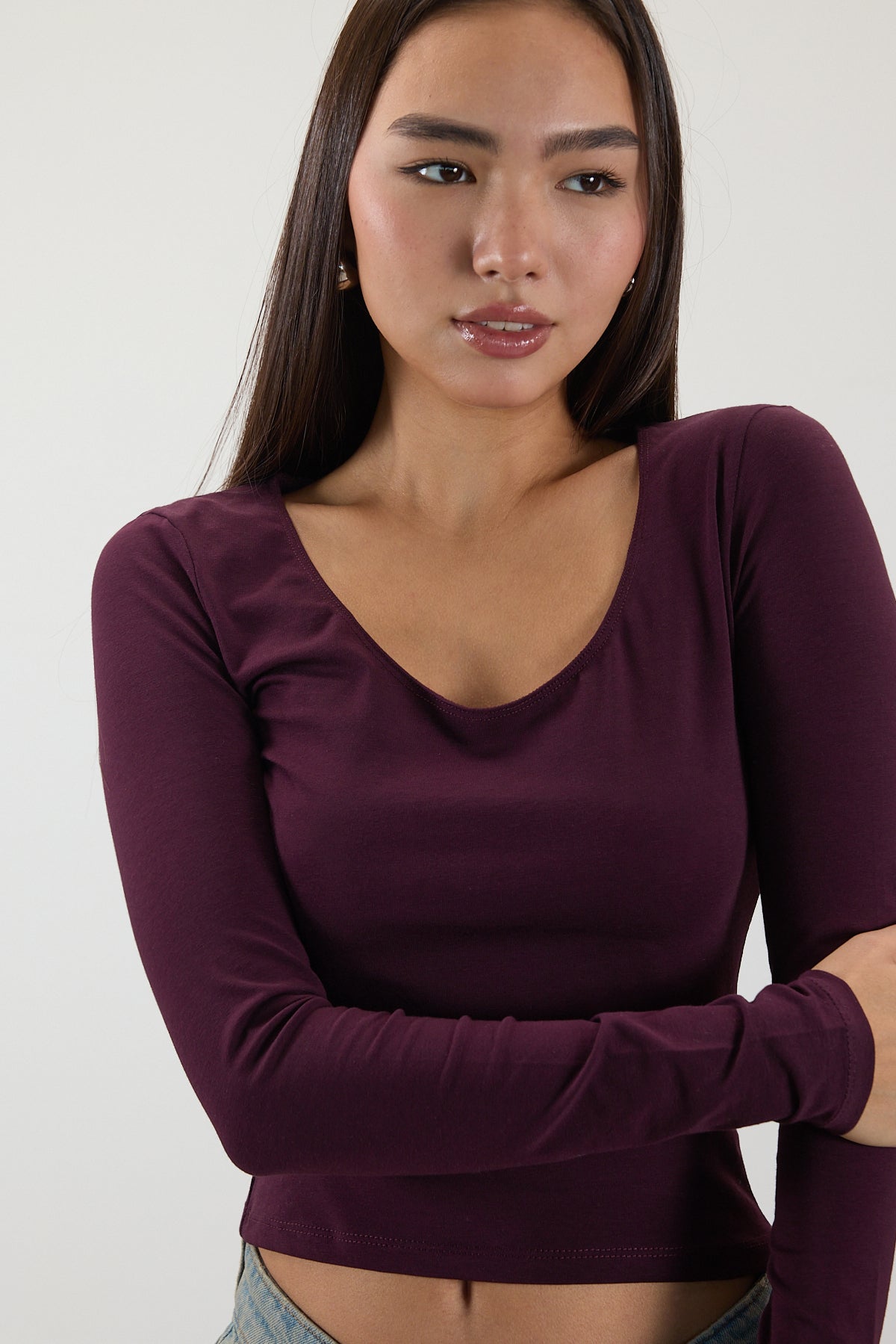 Gardenia_U-Neck-Long-Sleeve-Basic-Blouse-addax