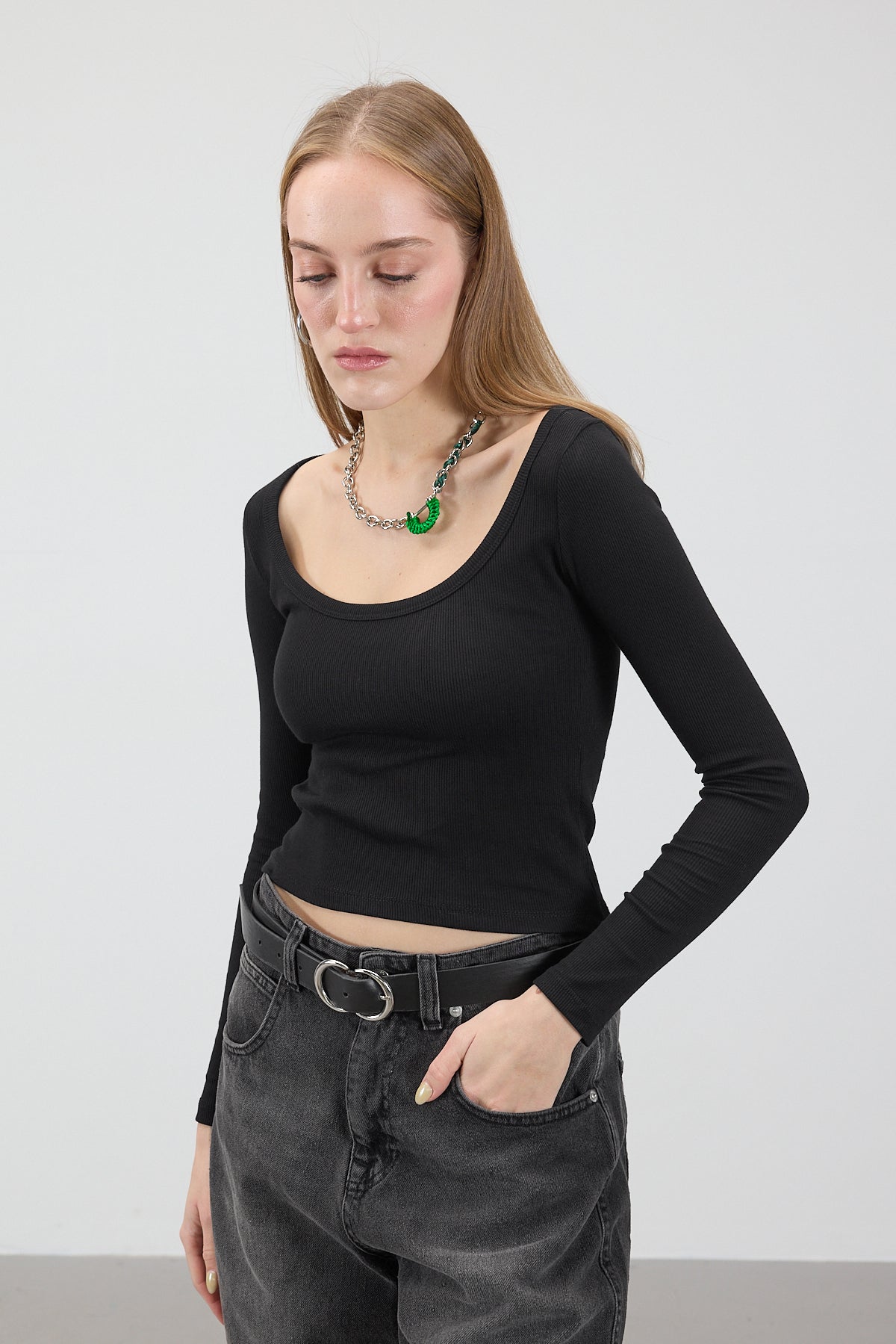Black_U-Neck-Long-Sleeve-Modal-Top-addax