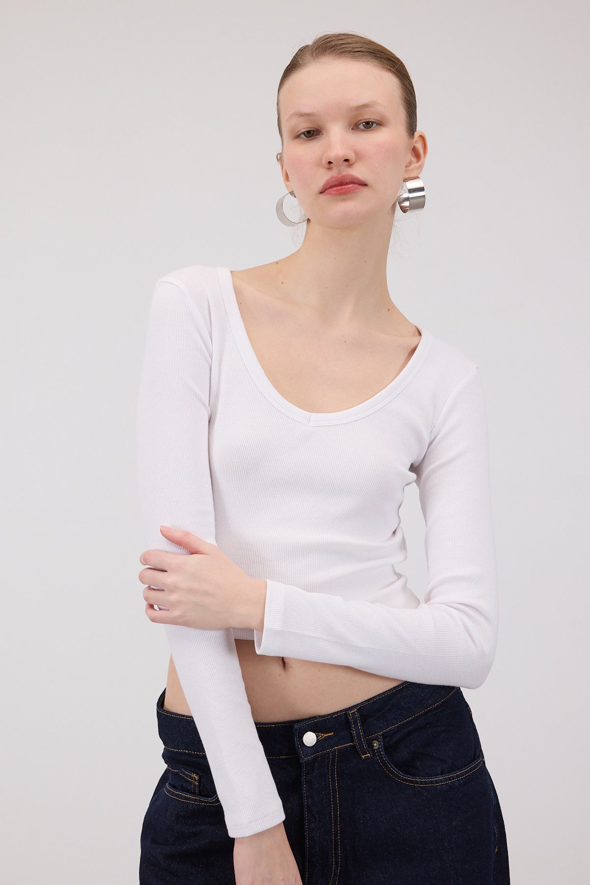 White_V-Neck-Long-Sleeve-Crop-Top-addax
