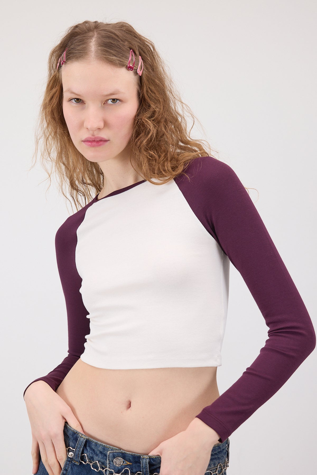 Ecru---Gardenia_Raglan-Long-Sleeve- Crop-Blouse-addax