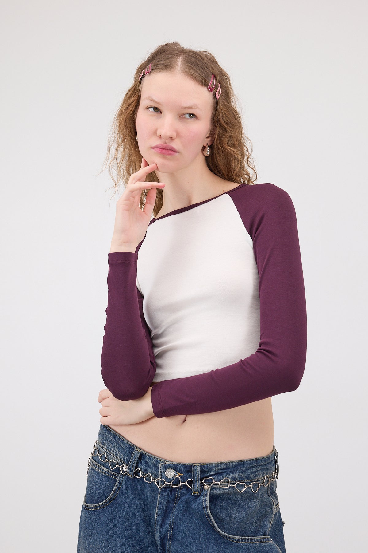 Ecru---Gardenia_Raglan-Long-Sleeve- Crop-Blouse-addax