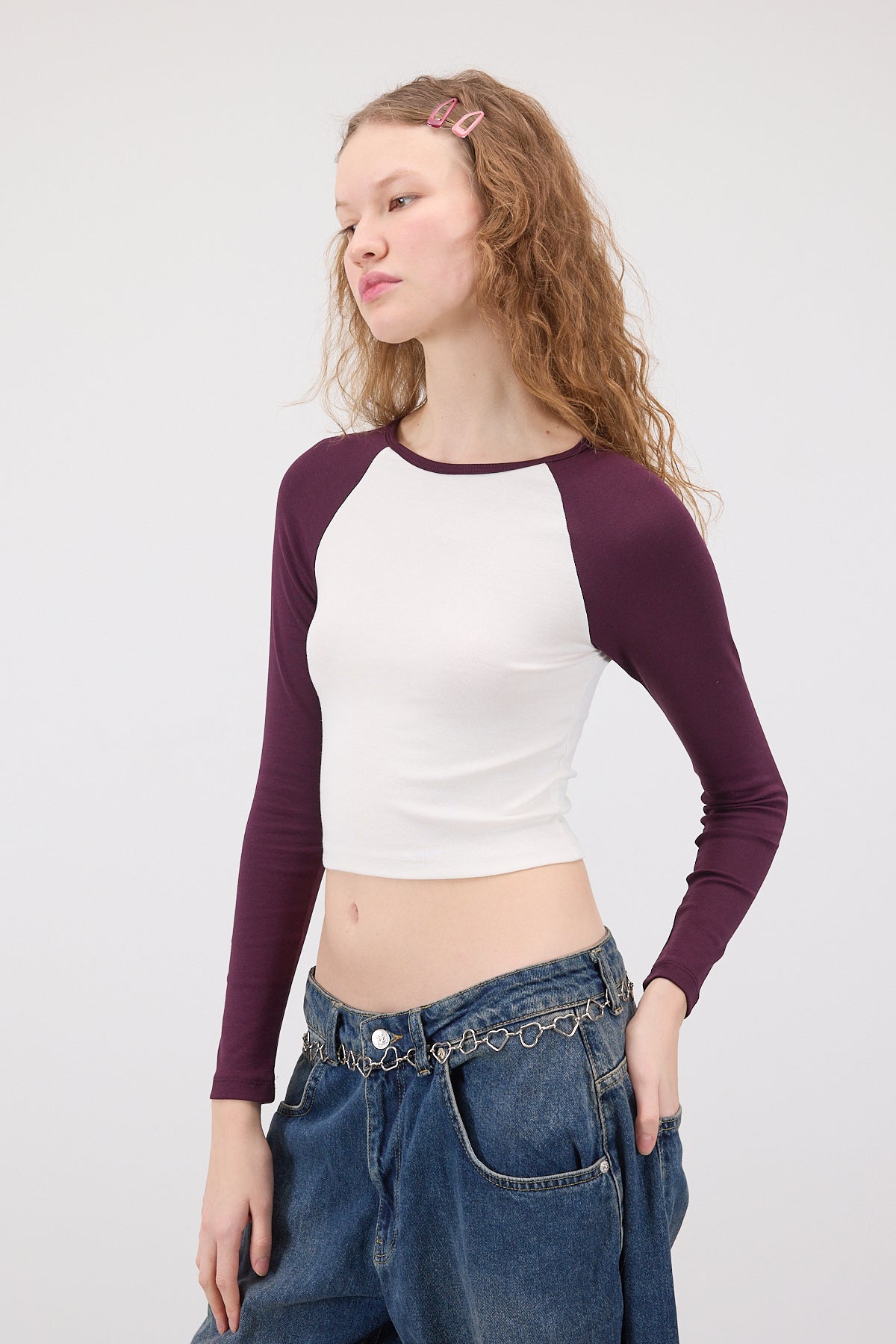 Ecru---Gardenia_Raglan-Long-Sleeve- Crop-Blouse-addax