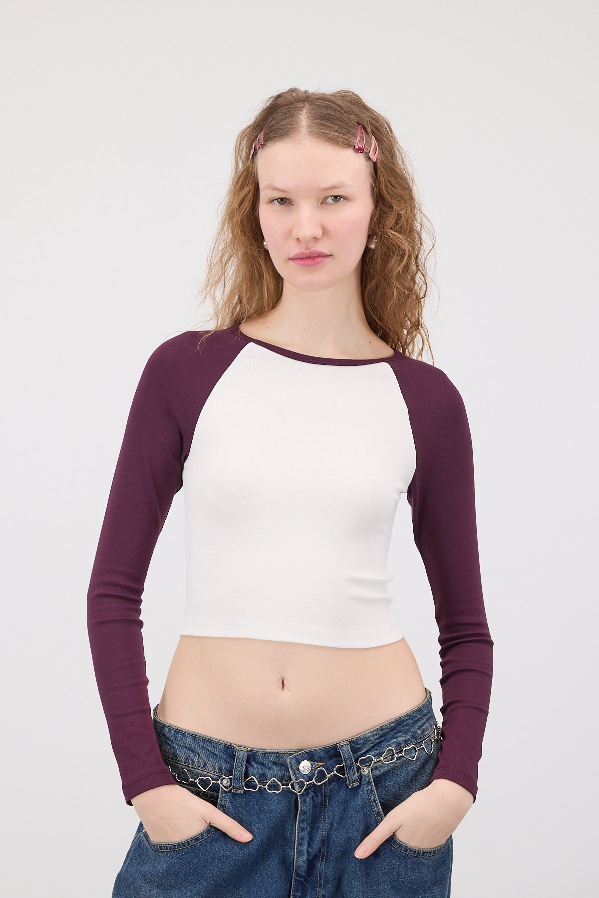 Ecru---Gardenia_Raglan-Long-Sleeve- Crop-Blouse-addax