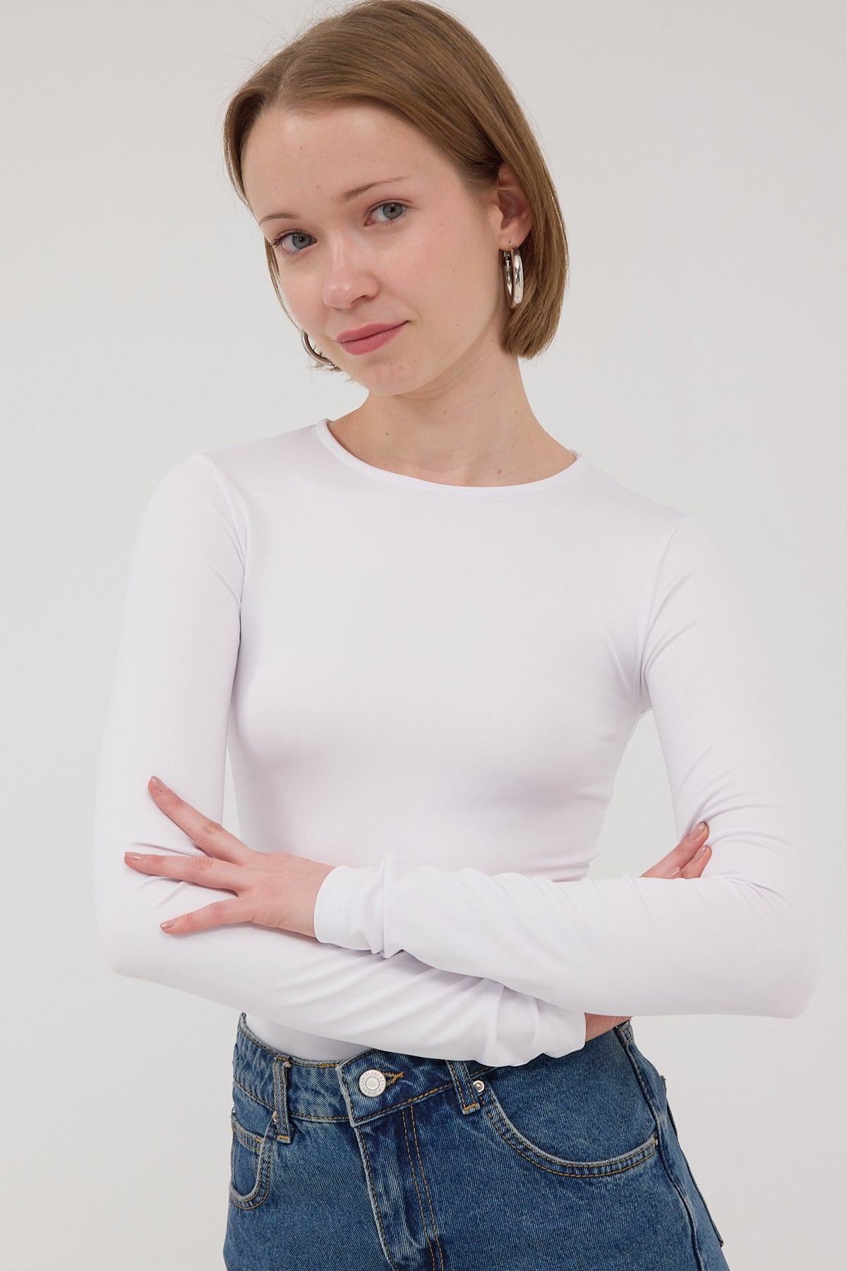 White_Crew-Neck-Long-Sleeve-Top-addax