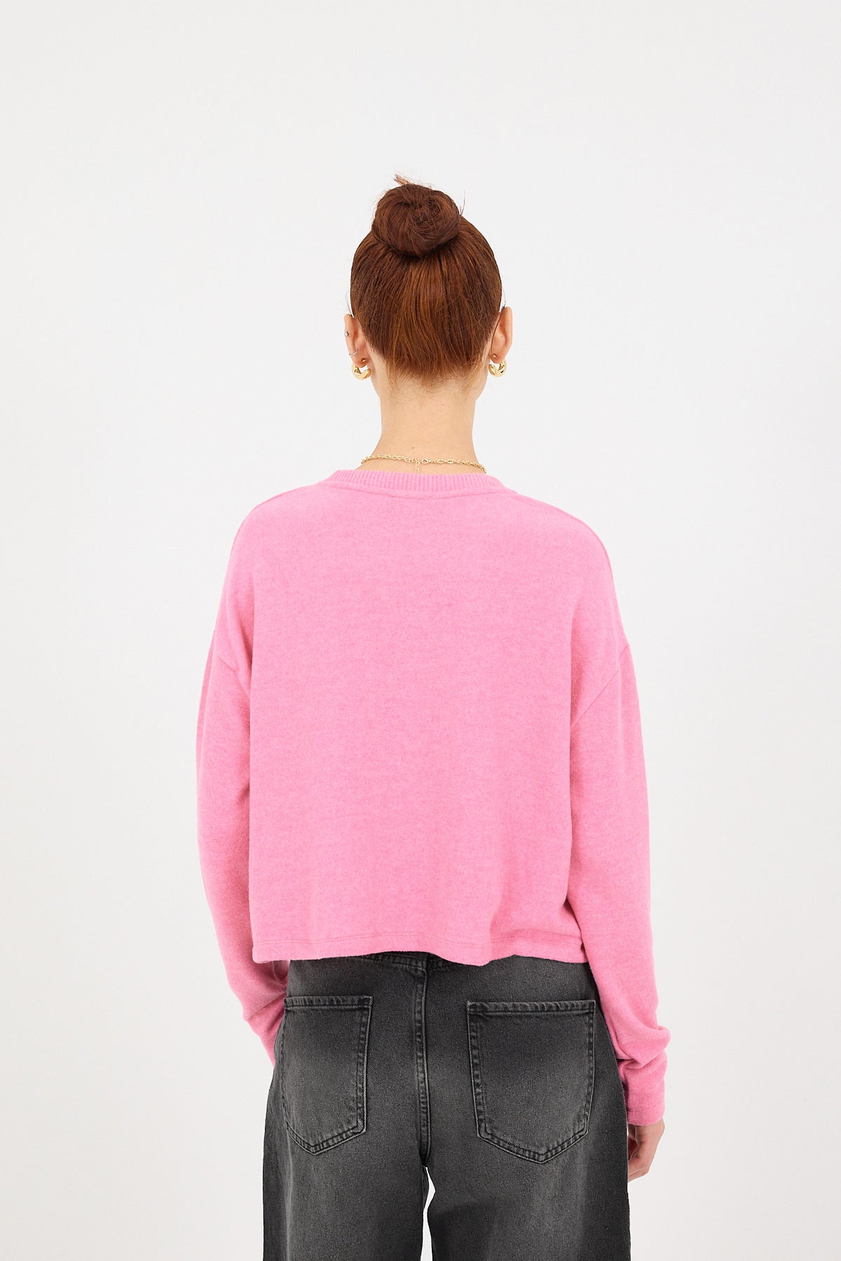 Pink_Soft-Textured-Crew-Neck-Knit-Sweater-addax
