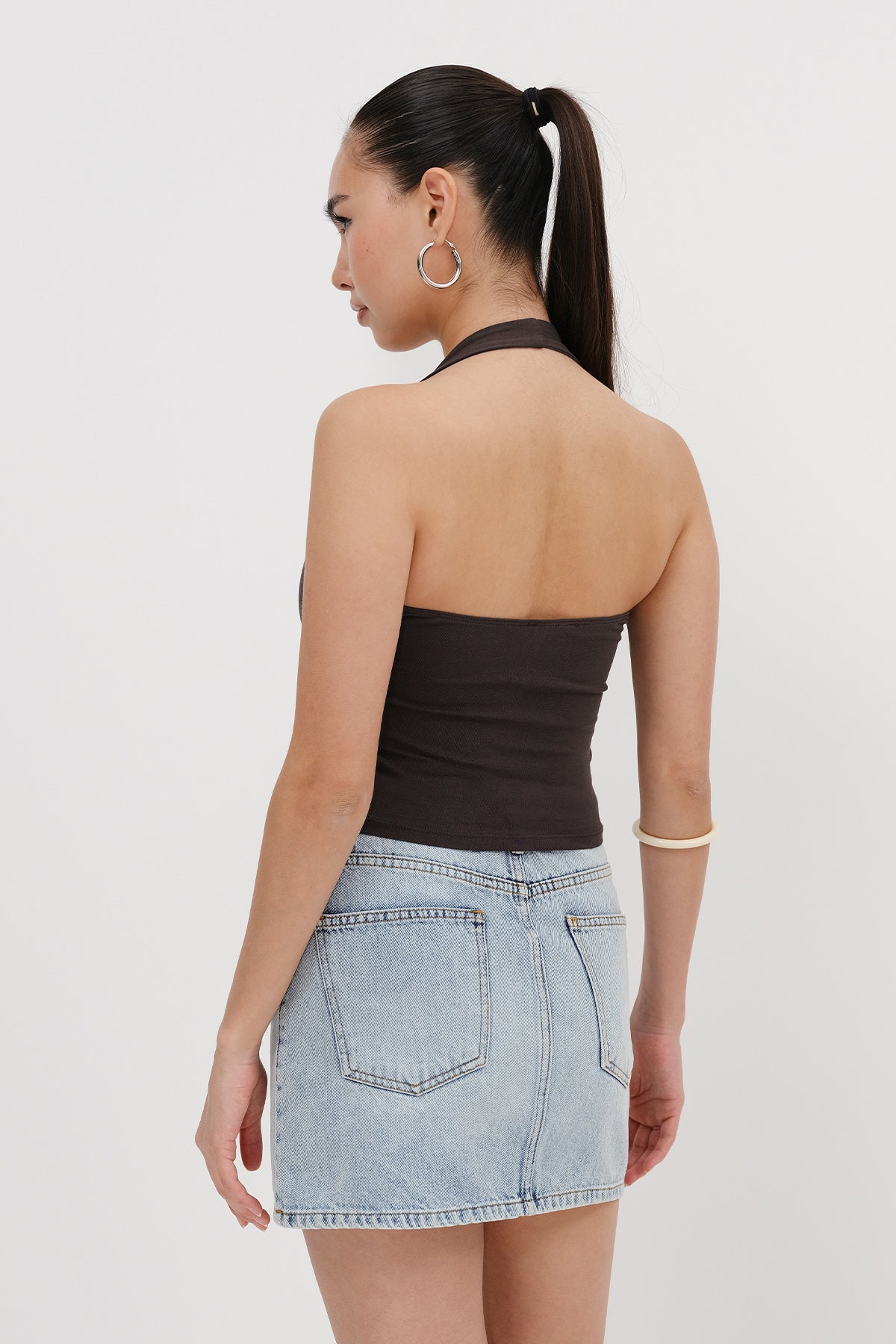 Soft-Brown_Neck-Blouse-addax