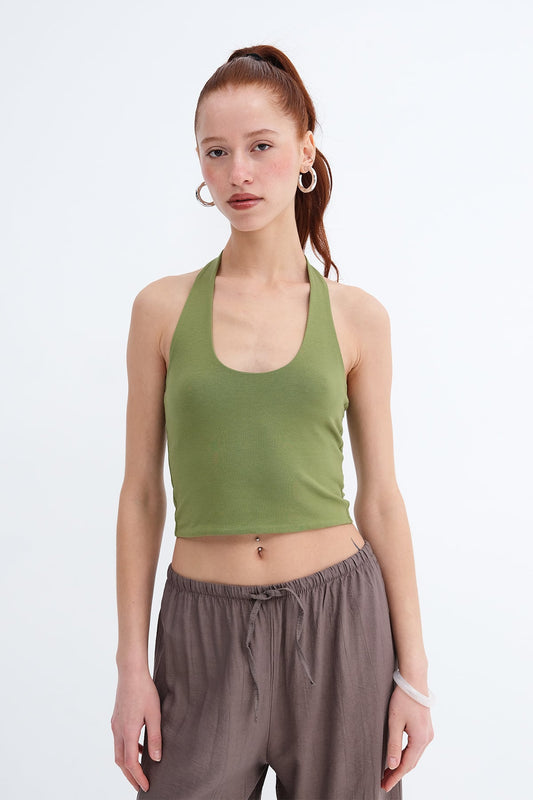 Matcha_Neck-Blouse-addax