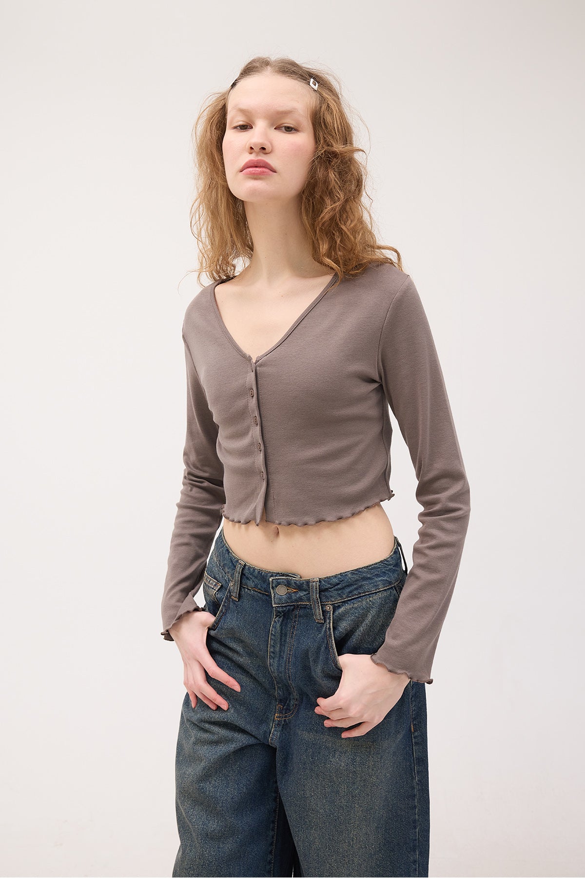 Ash-Grey_Buttoned-Crop-Cardigan-addax