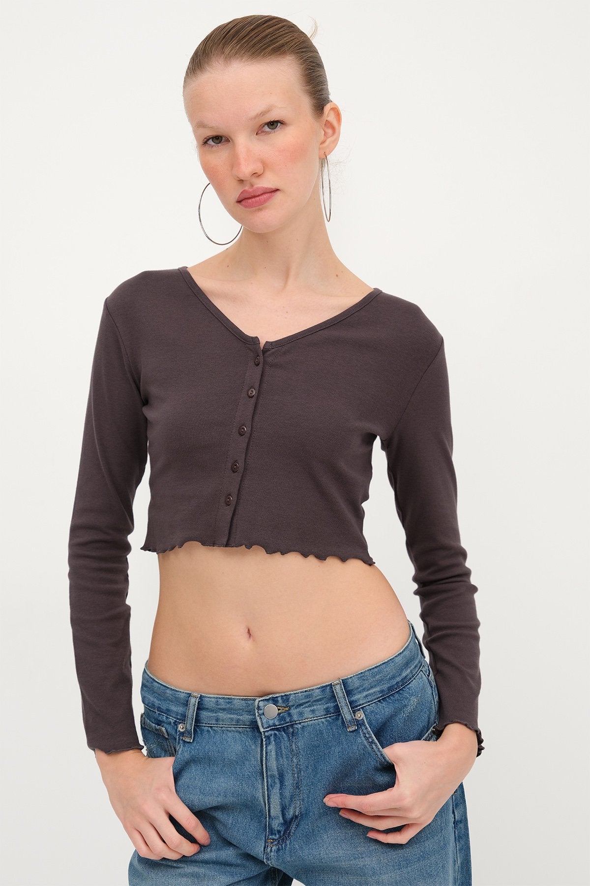 Soft-Brown_Buttoned-Crop-Cardigan-addax