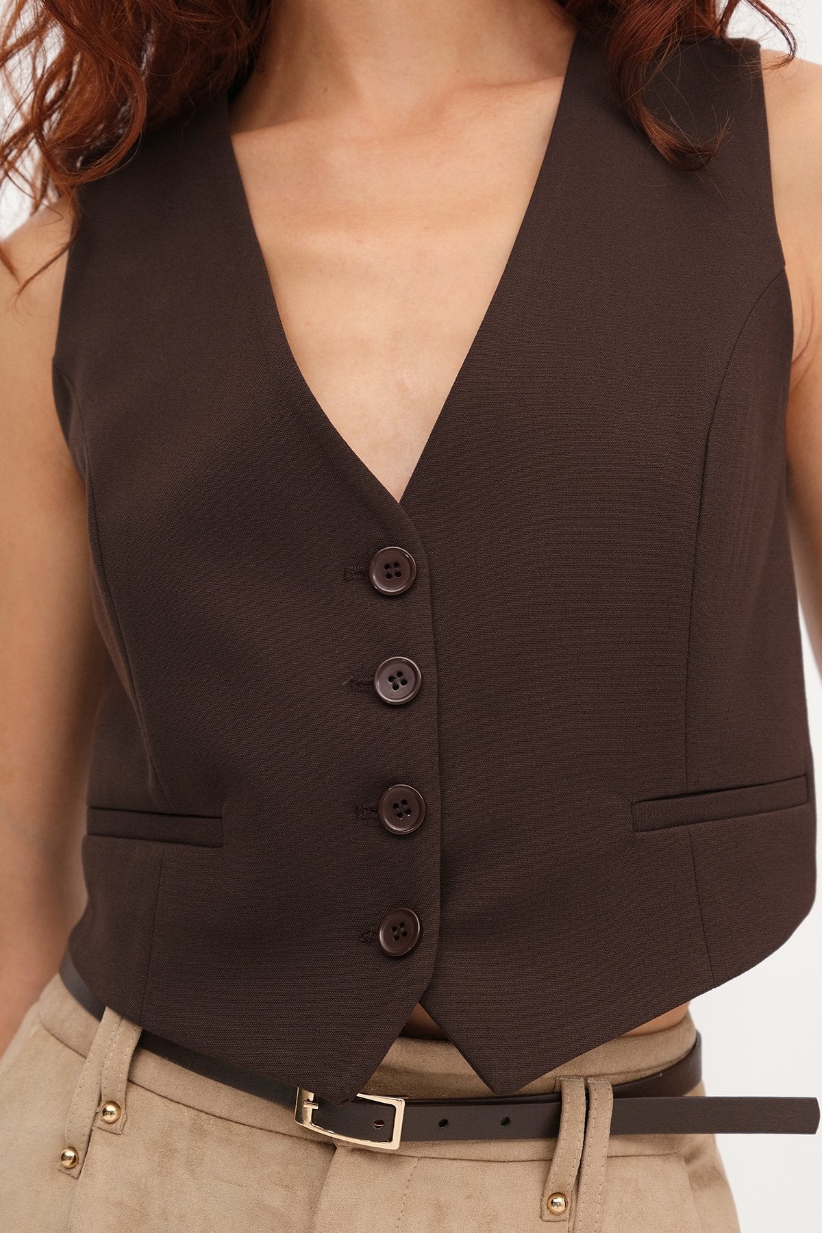 Brown_Buttoned-Vest-with-Pocket-Details-addax