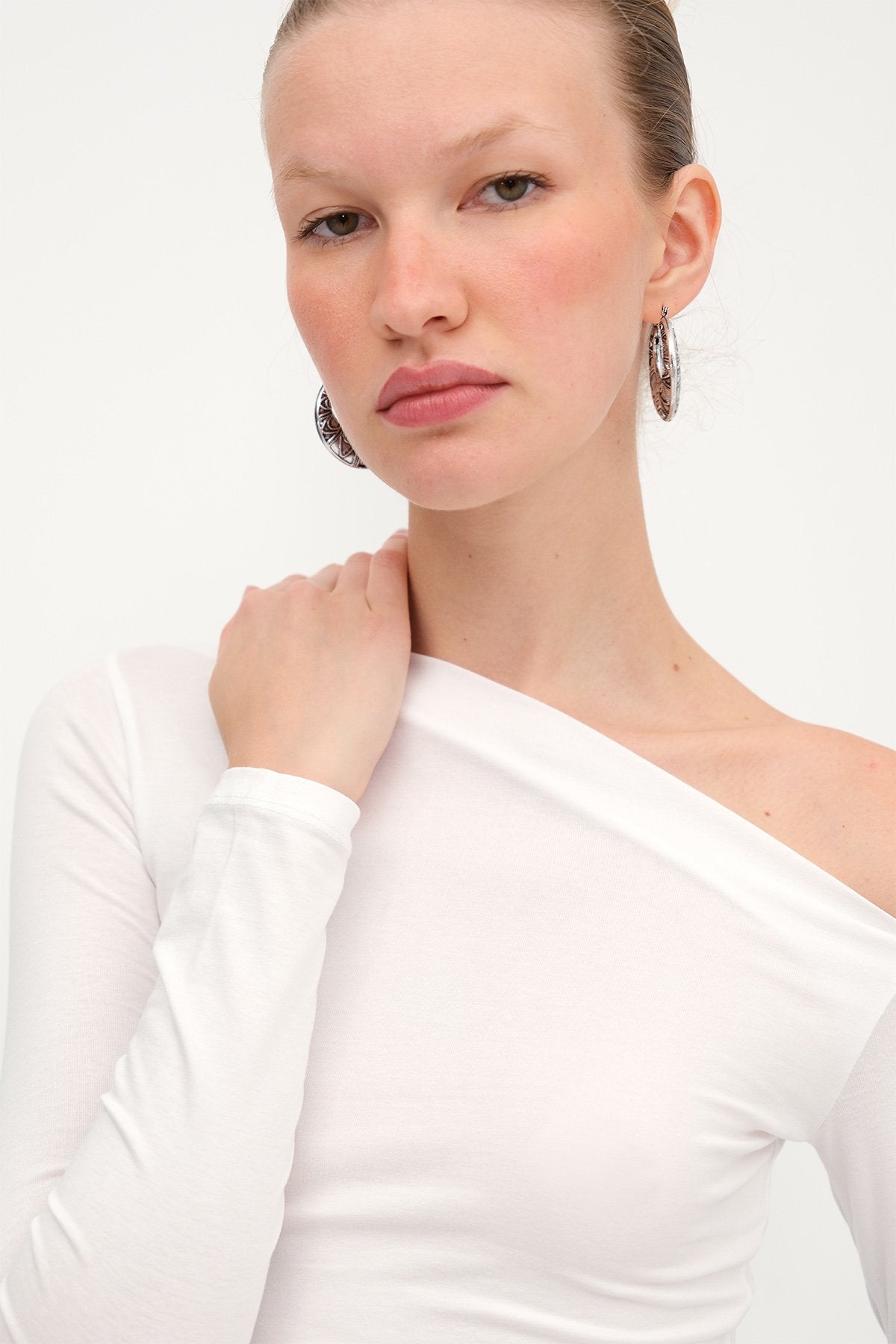 White_Asymmetrical-Collar-Long-Sleeve-Blouse-addax