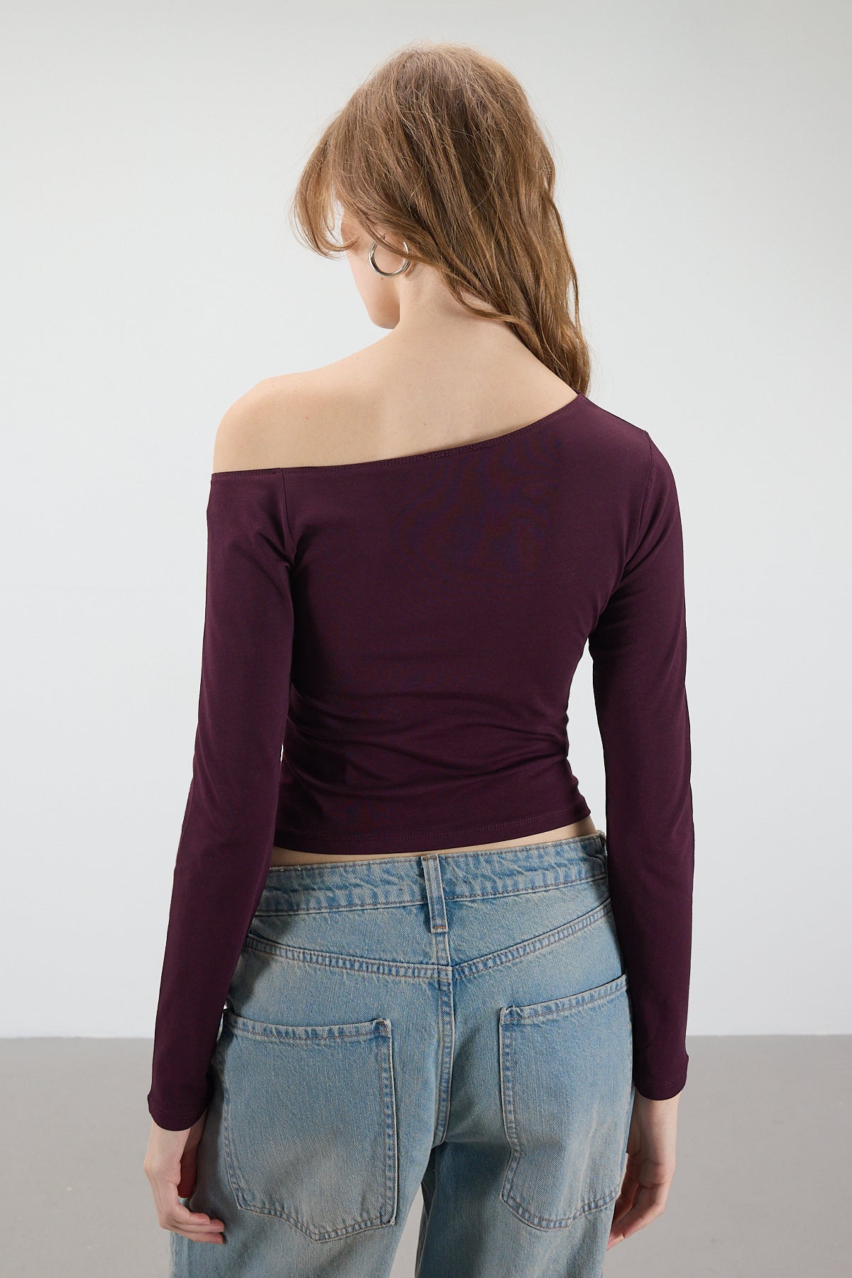 Gardenia_Asymmetrical-Collar-Long-Sleeve-Blouse-addax