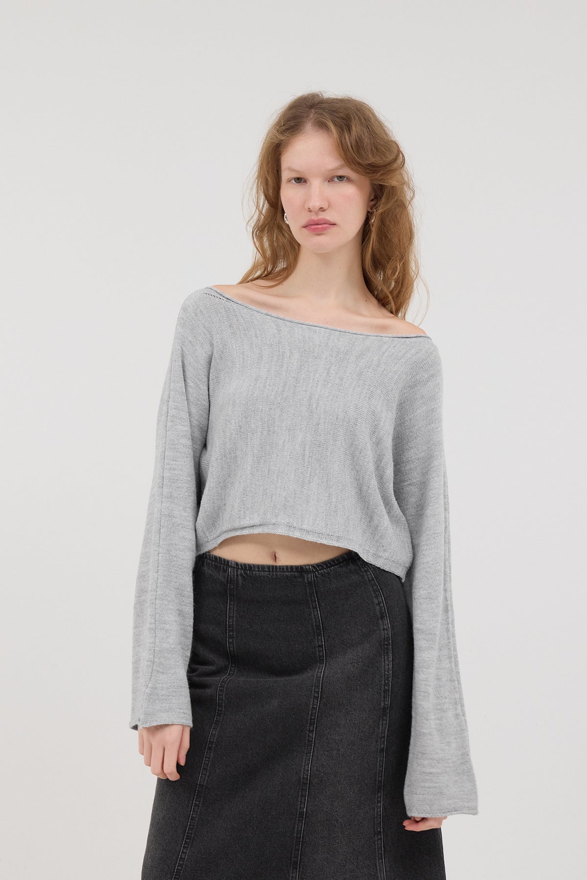 Snow-Melange_Boat-Neck-Long-Sleeve-Crop-Knitwear-Sweater-addax