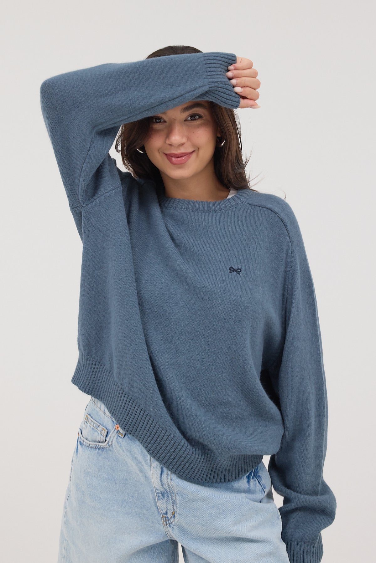 Dark-Blue_Crew-Neck-Embroidered-Knitwear-Sweater-addax