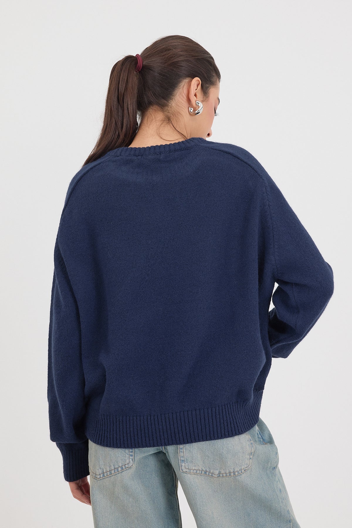 Night-Blue_Crew-Neck-Star-Embroidered-Knitwear-Sweater-addax