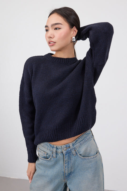 Night-Blue_Crew-Neck-Long-Sleeve-Knitwear-Sweater-addax