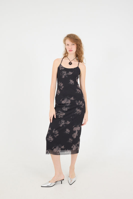 Black_Backless-Patterned-Midi-Tulle-Dress-addax