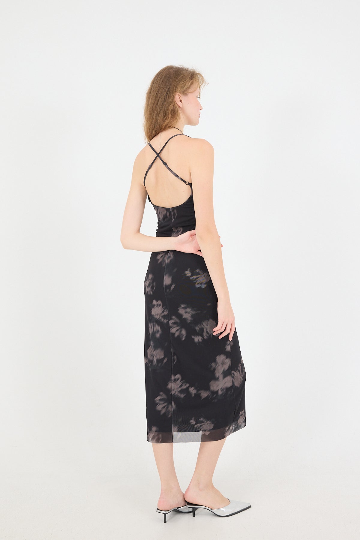 Black_Backless-Patterned-Midi-Tulle-Dress-addax