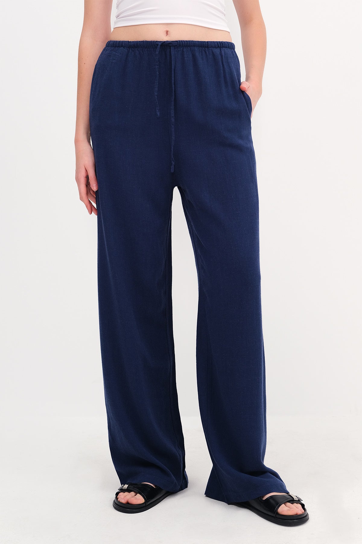 Night-Blue_Linen-Blend-Tie-Waist-Wide-Leg-Pants-addax