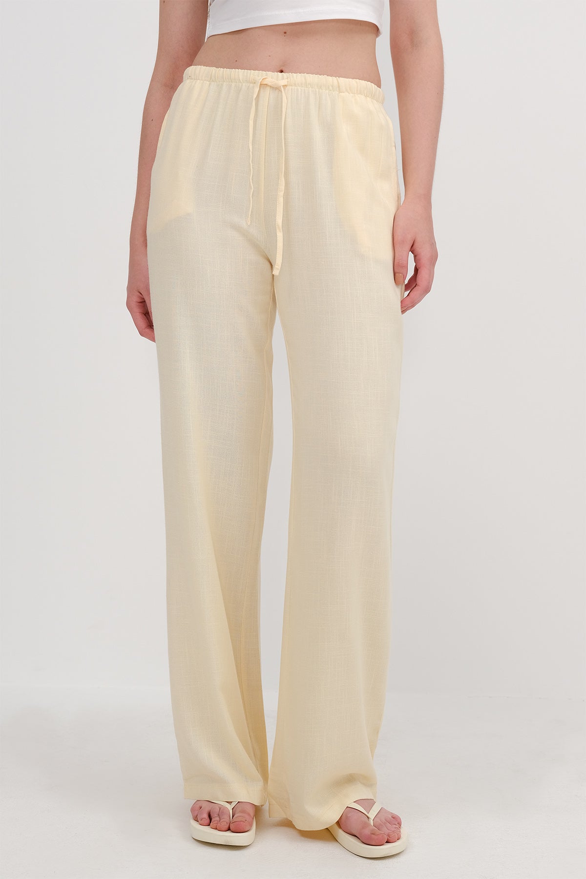 Light-Yellow_Linen-Blend-Tie-Waist-Wide-Leg-Pants-addax