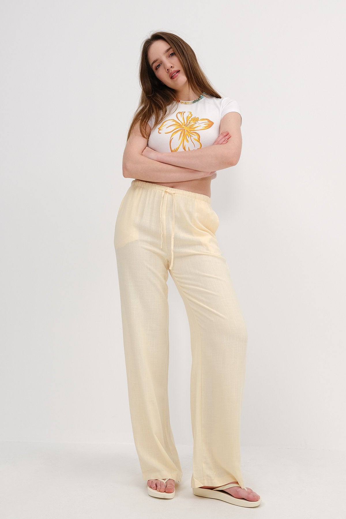 Light-Yellow_Linen-Blend-Tie-Waist-Wide-Leg-Pants-addax