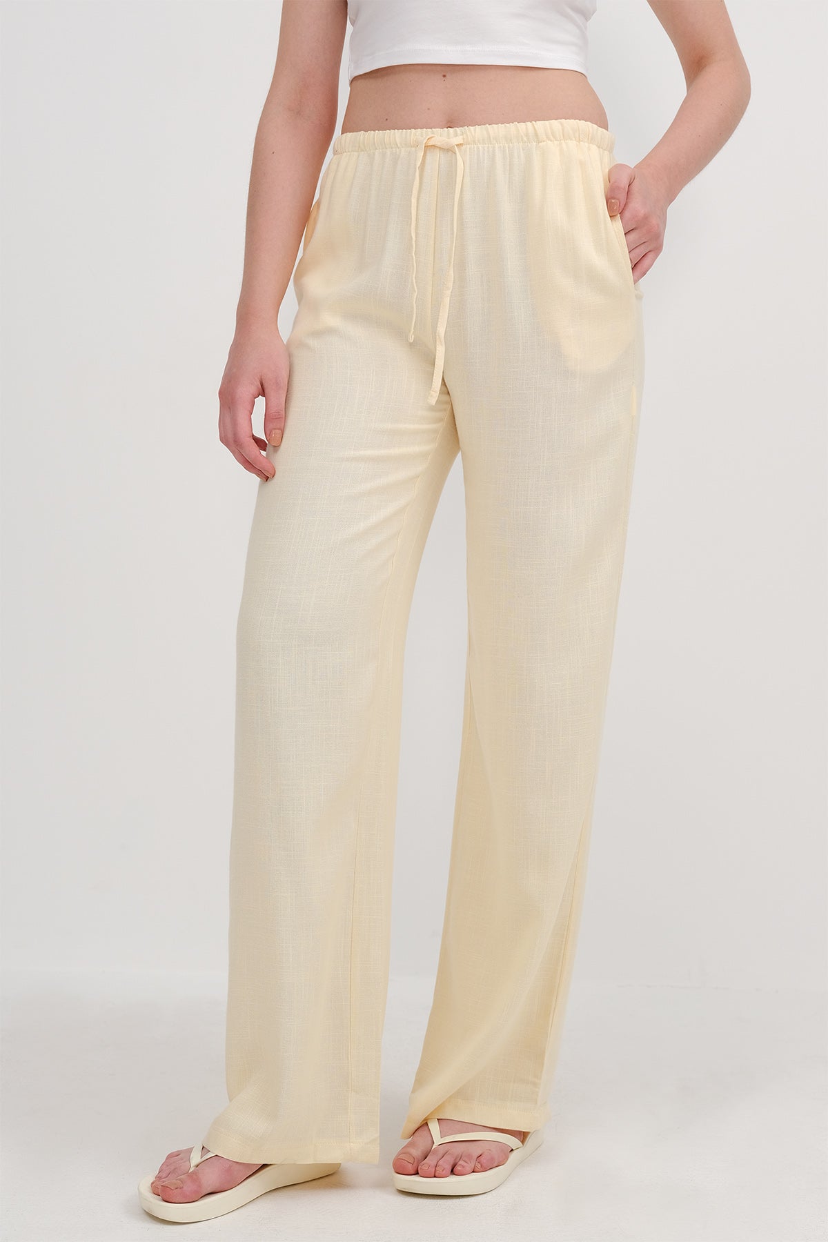 Light-Yellow_Linen-Blend-Tie-Waist-Wide-Leg-Pants-addax