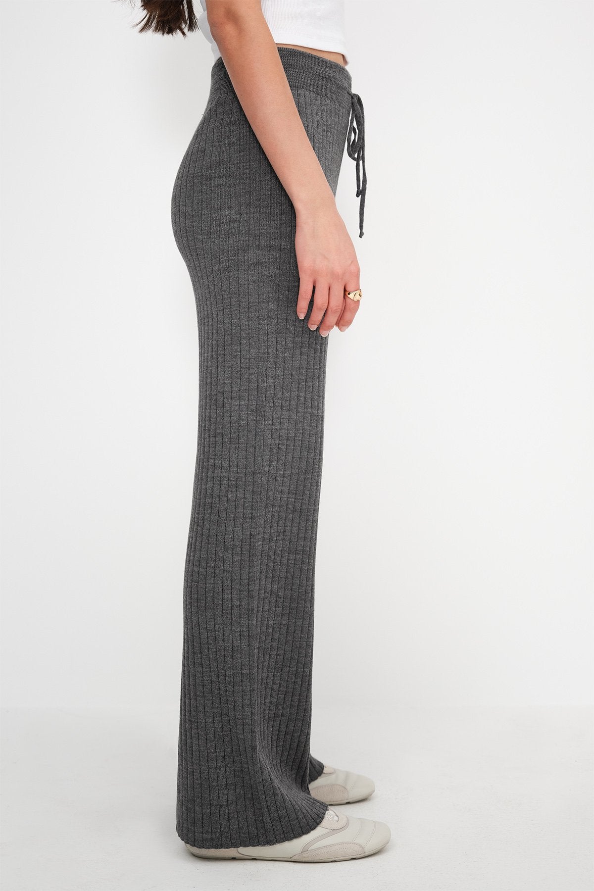 Charcoal_Elastic-Waist-Front-Tie-Knit-Pants-addax