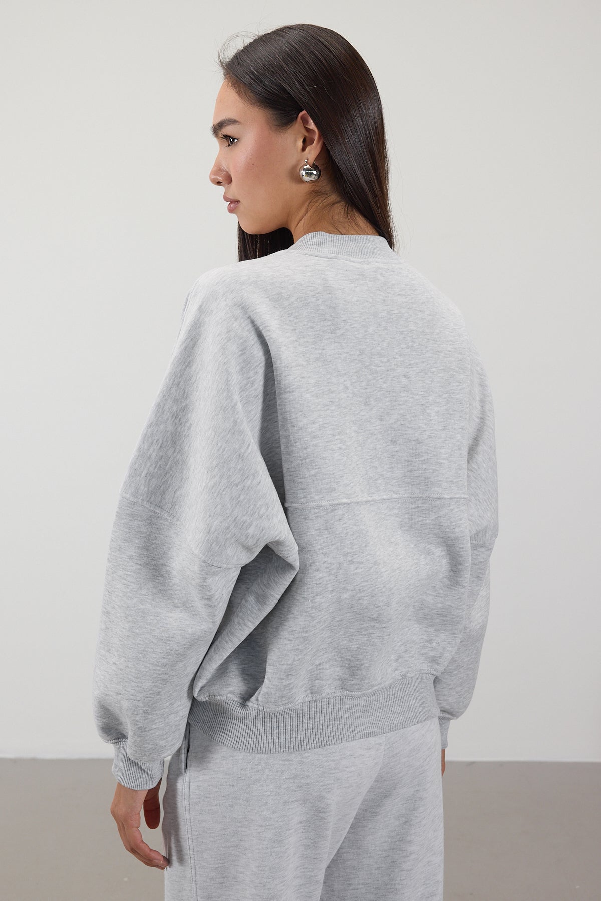 Grey-Melange_Zippered-Ribbon-Sweatshirt-addax