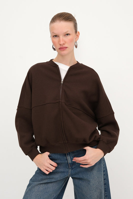 Bitter-Coffee_Zippered-Ribbon-Sweatshirt-addax