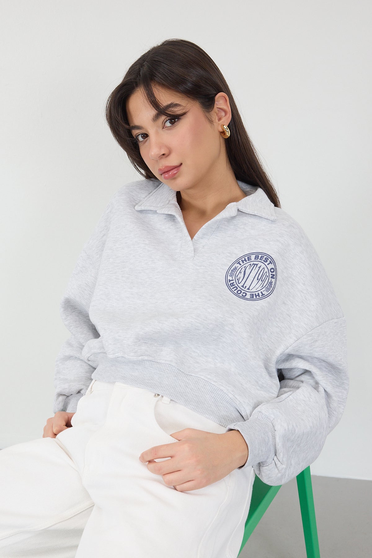 Grey-Melange_Polo-Neck-Sweatshirt-with-NEW-SEASON-Written-on-the-Back-addax