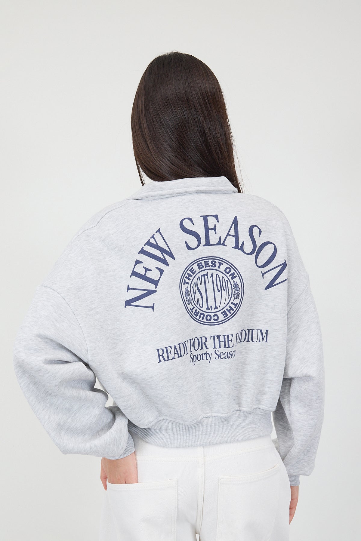 Grey-Melange_Polo-Neck-Sweatshirt-with-NEW-SEASON-Written-on-the-Back-addax