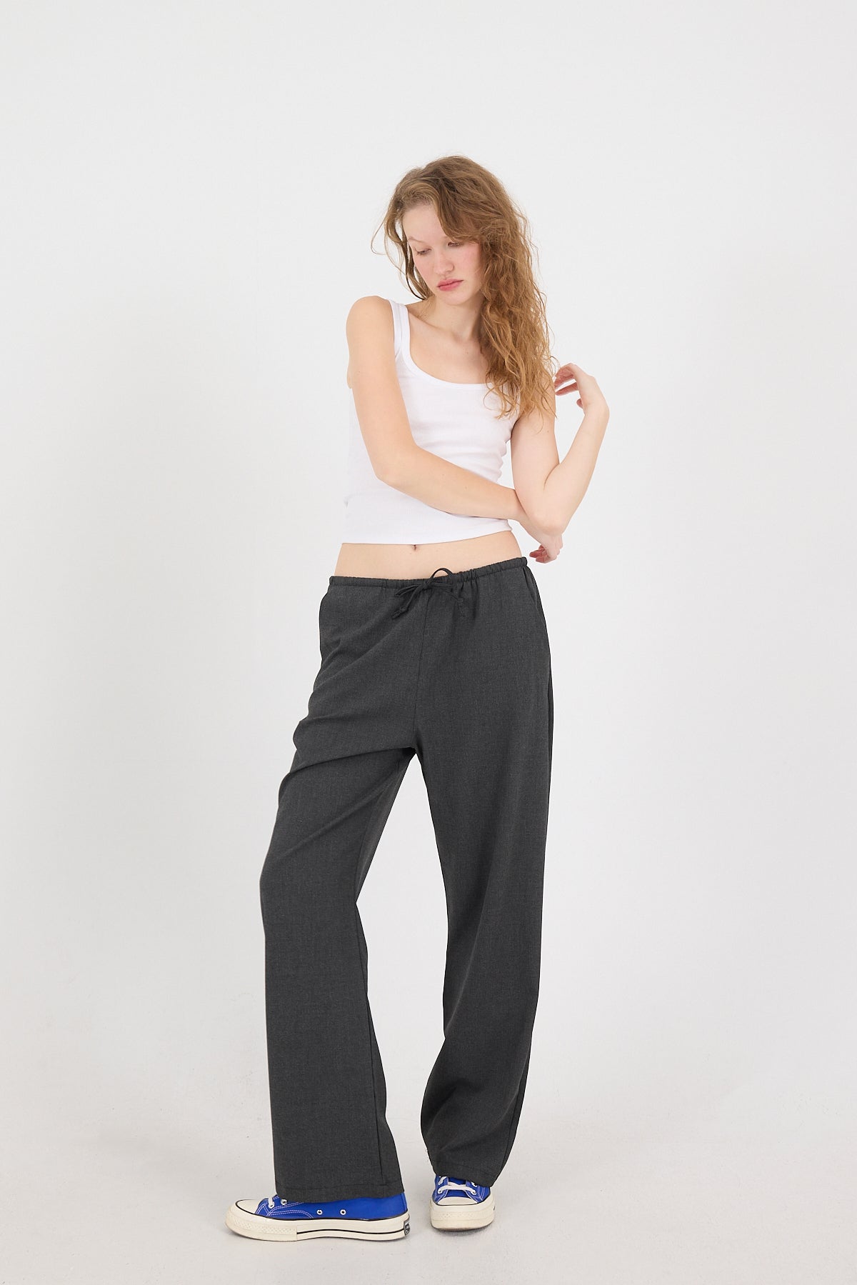 Charcoal_Elastic-Waist-Front-Tie-Wide-Leg-Pants-addax