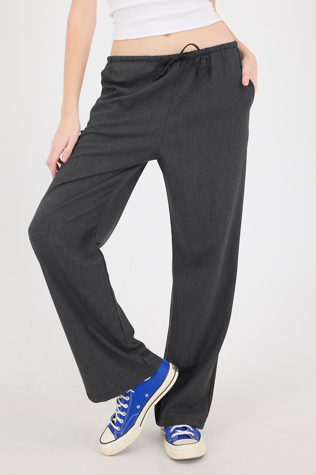 Charcoal_Elastic-Waist-Front-Tie-Wide-Leg-Pants-addax
