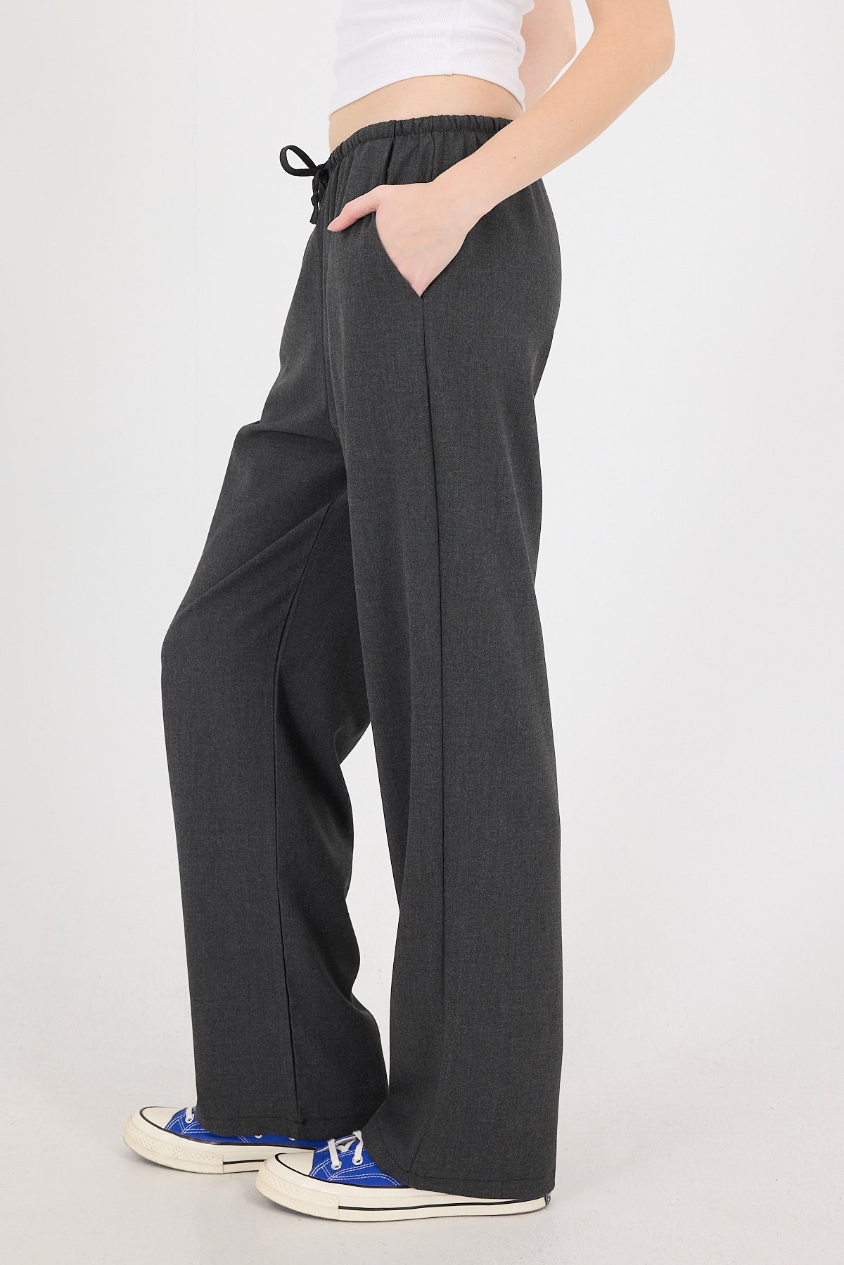 Charcoal_Elastic-Waist-Front-Tie-Wide-Leg-Pants-addax