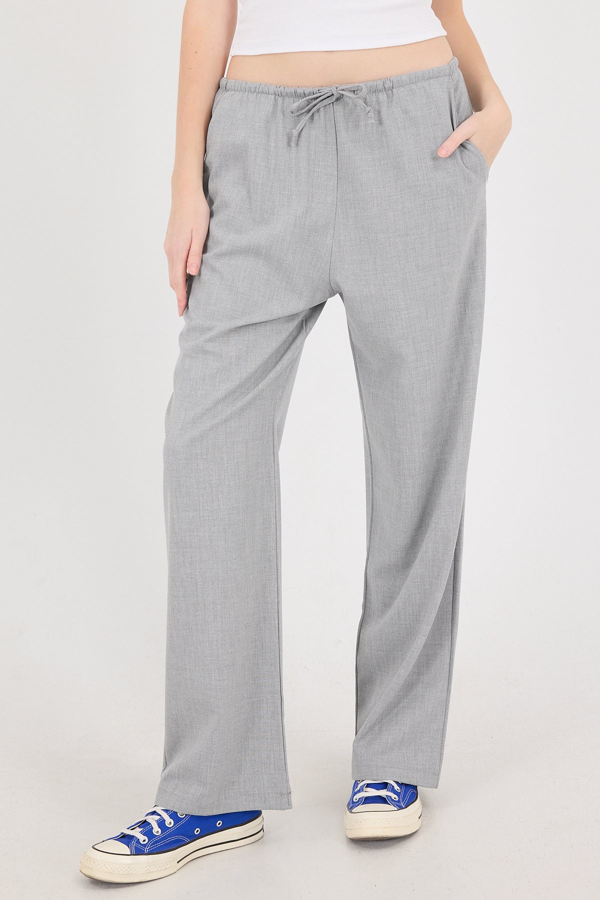 Light-Grey_Elastic-Waist-Front-Tie-Wide-Leg-Pants-addax