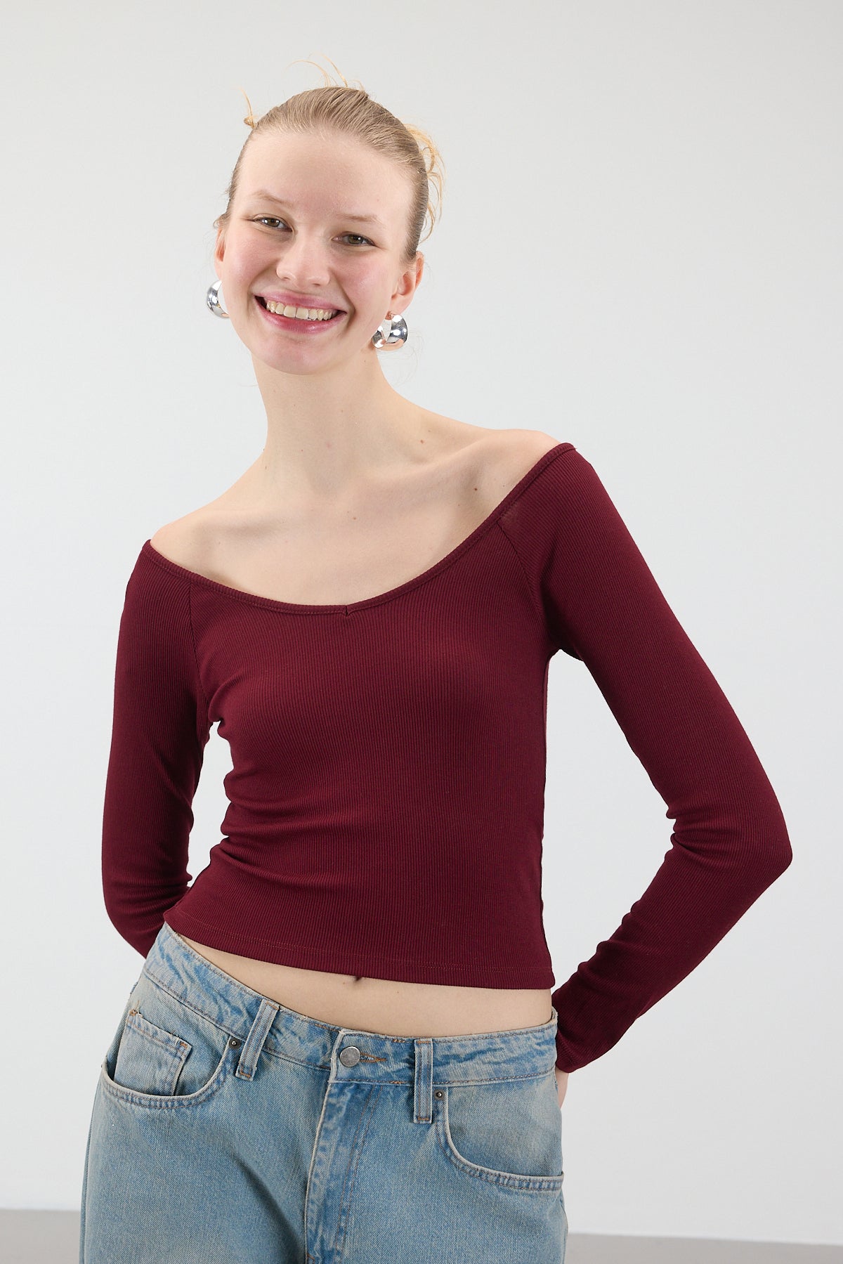 Burgundy_Long-Sleeve-Modal-Top-addax