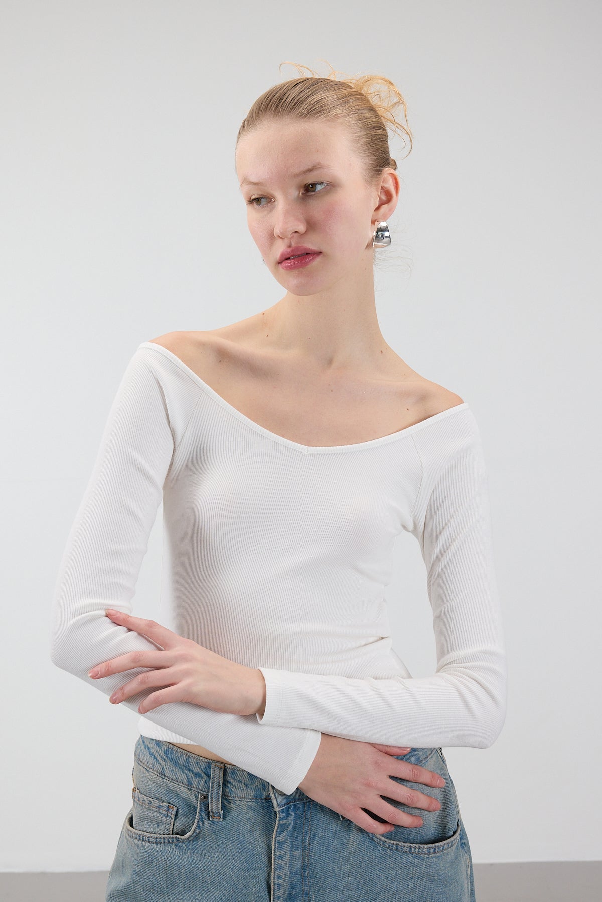 Ecru_Long-Sleeve-Modal-Top-addax