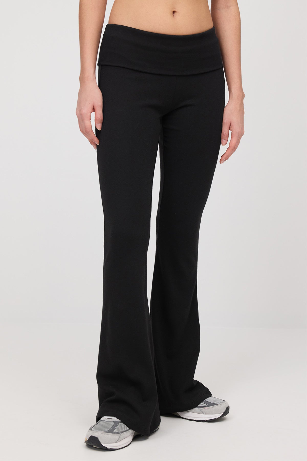 Black_Folded-Waistband-Modal-Leggings-addax