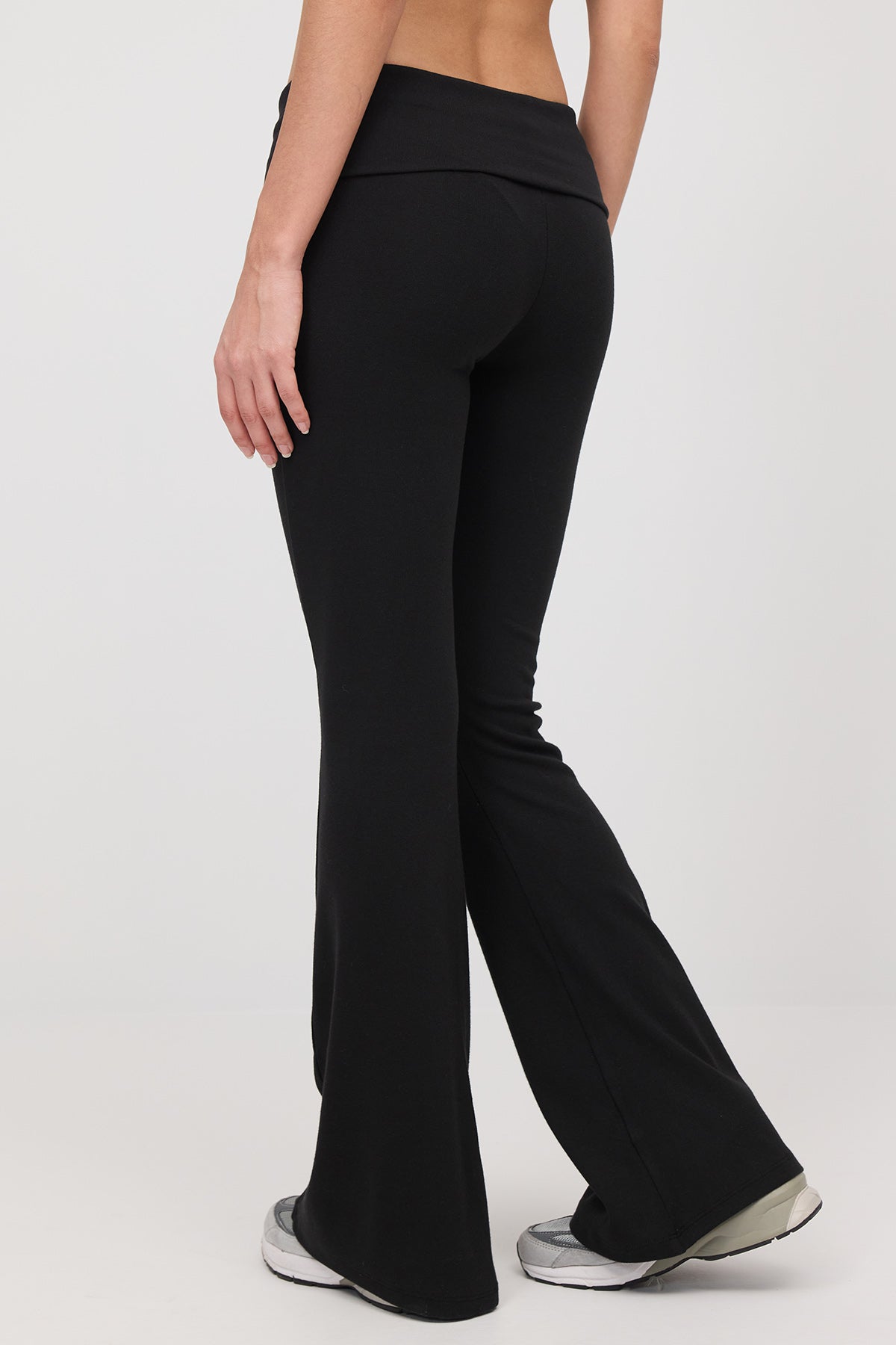 Black_Folded-Waistband-Modal-Leggings-addax