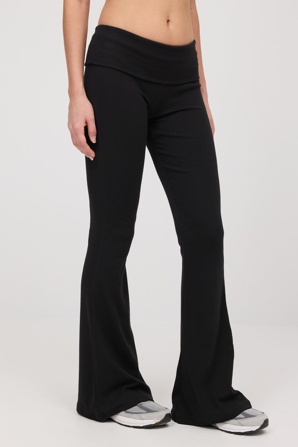 Black_Folded-Waistband-Modal-Leggings-addax