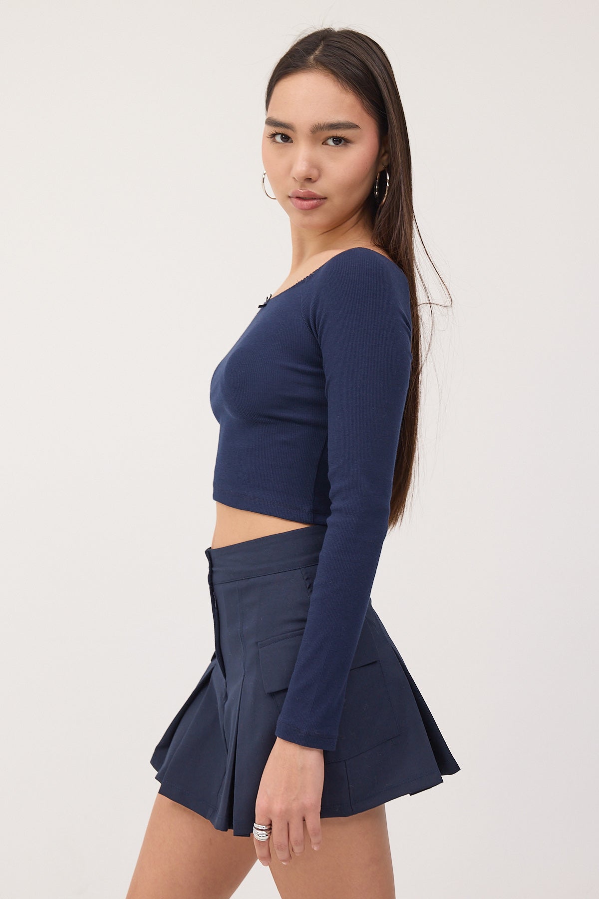 Night-Blue_Boat-Neck-Long-Sleeve-Crop-Blouse-addax