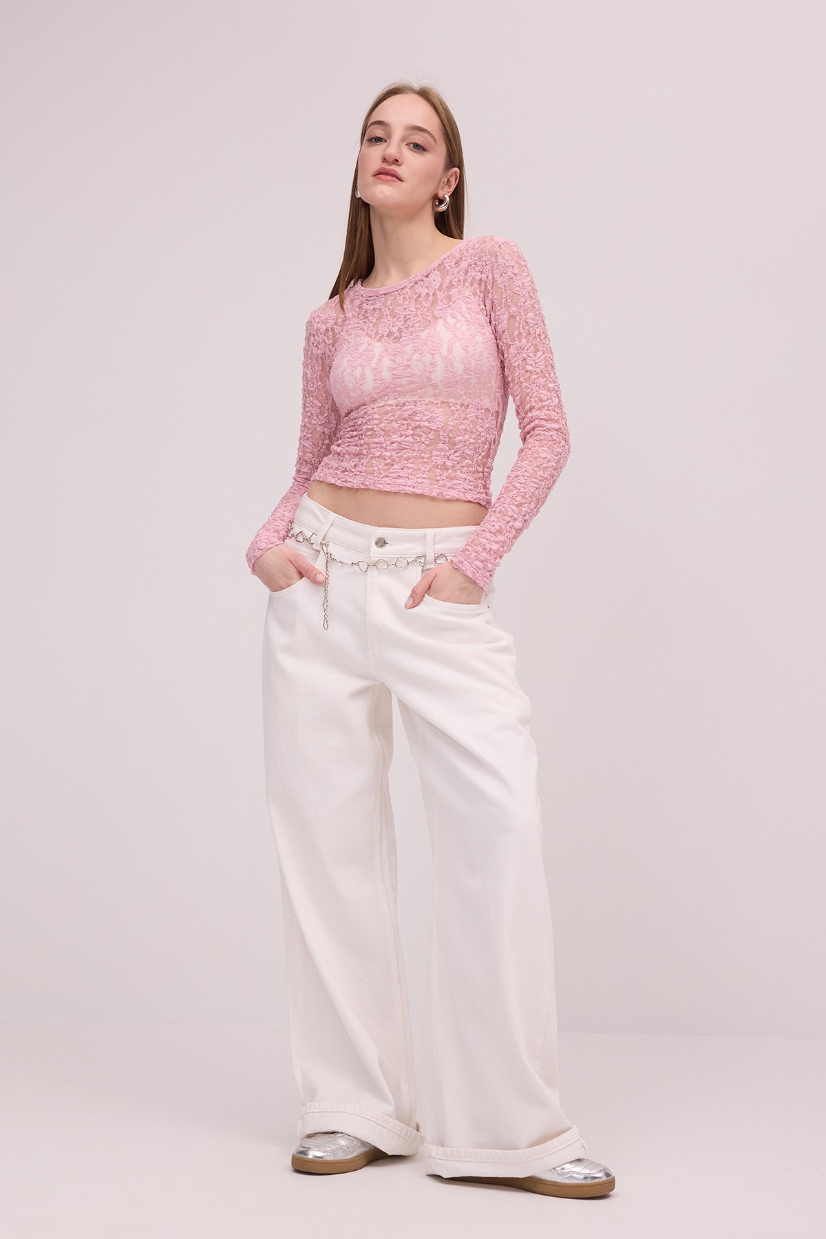 Begonia_Round-Neck-Lace-Sheer-Blouse-addax