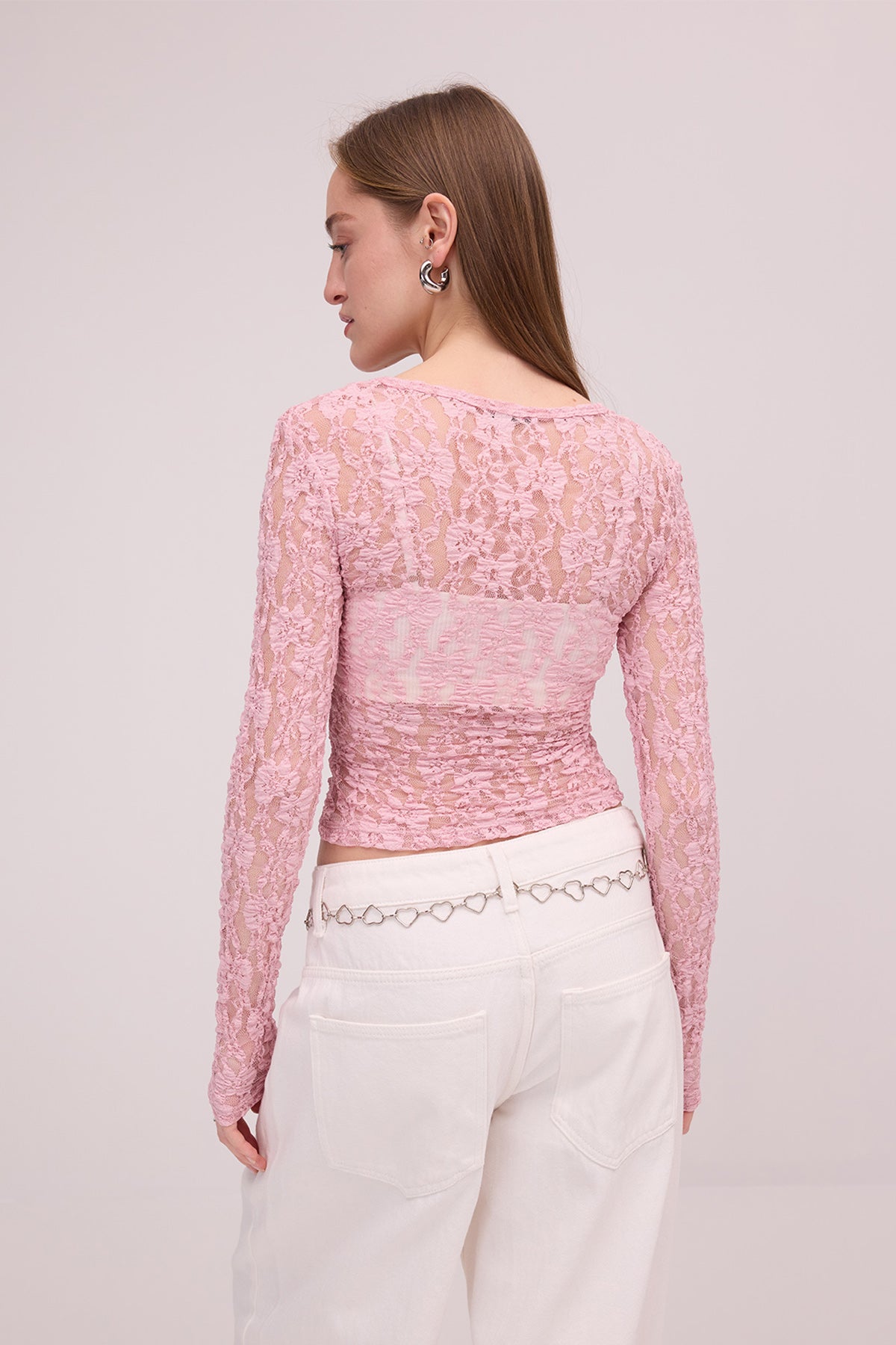 Begonia_Round-Neck-Lace-Sheer-Blouse-addax